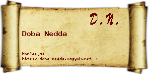 Doba Nedda névjegykártya